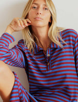 Robe bordeaux & marine Manon