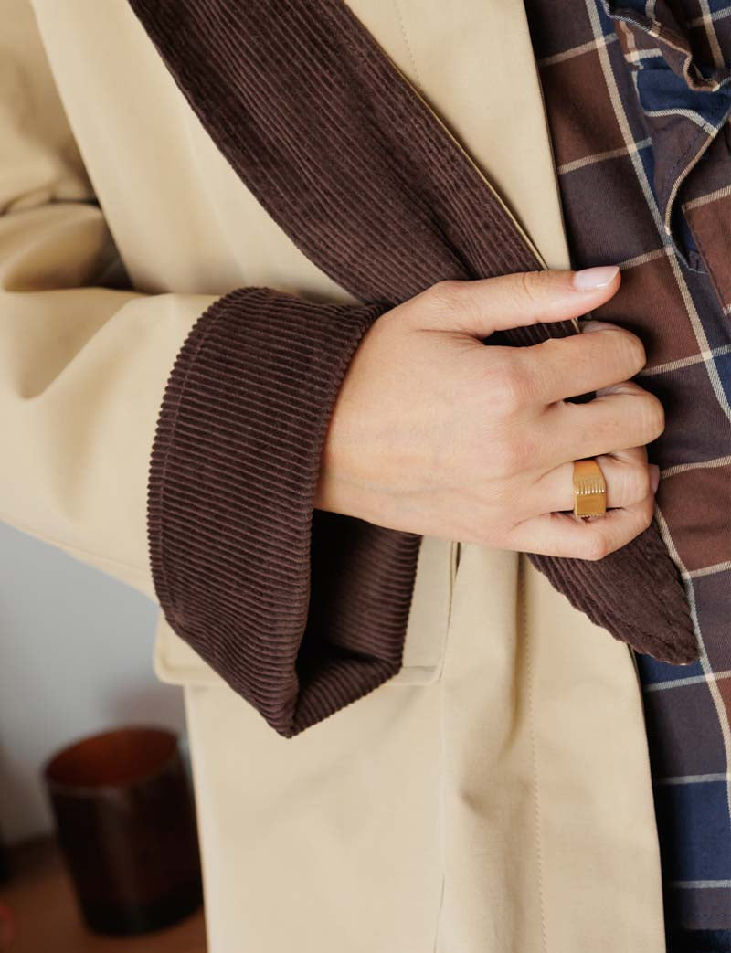 Gabardina beige Jacques