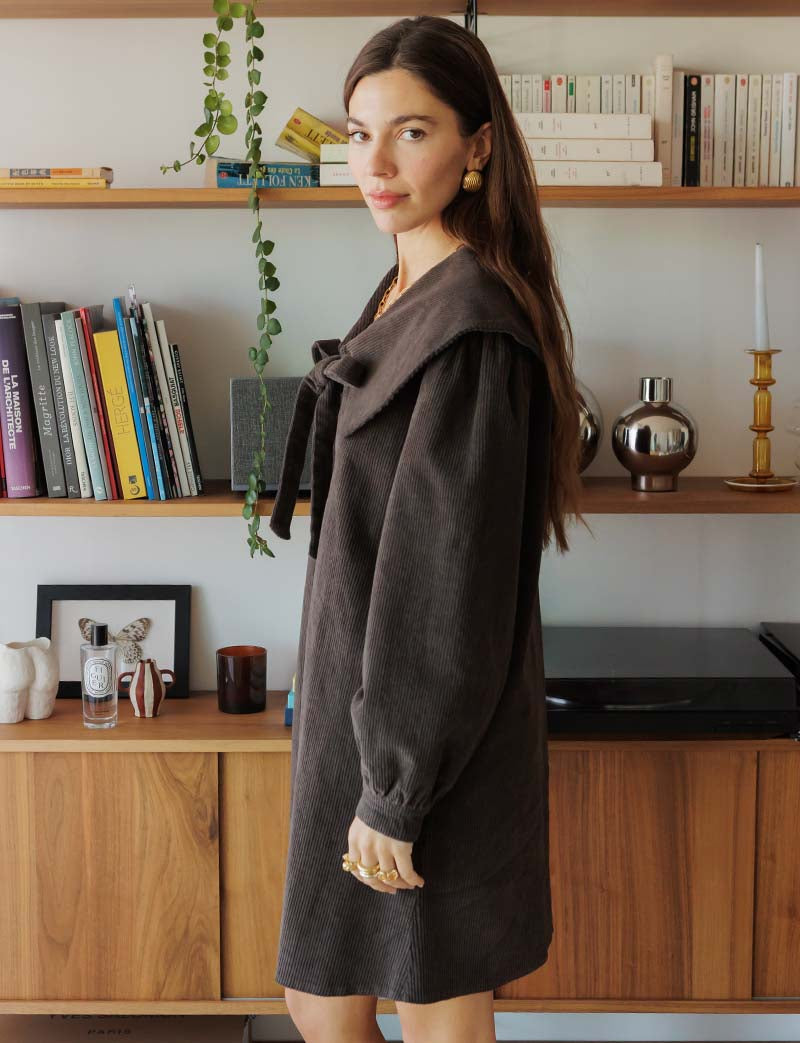 Brown dress Mila
