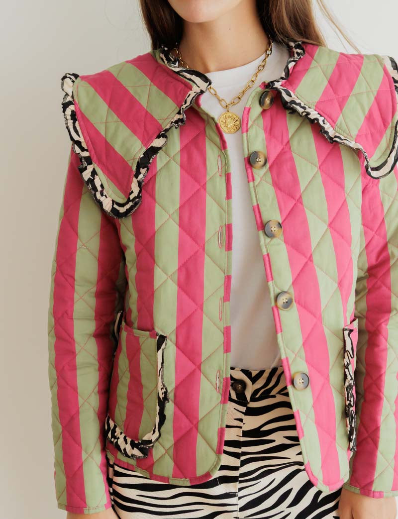 Lola striped & zebra jacket