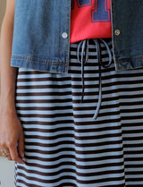 Blue & chocolate Yago skirt