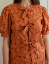 Blouse terracotta Dinis