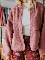 Chaqueta rosa viejo Leone