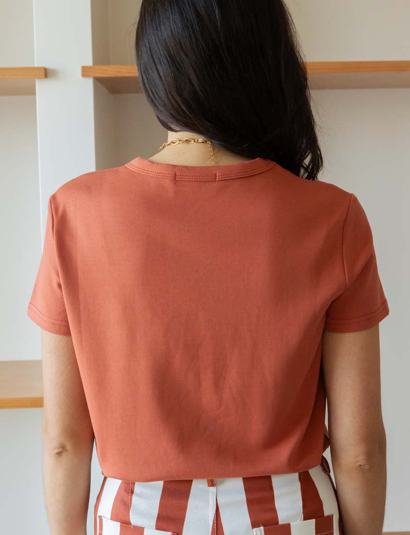T-shirt terracotta Robb