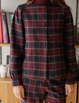 Plaid blouse Maxine
