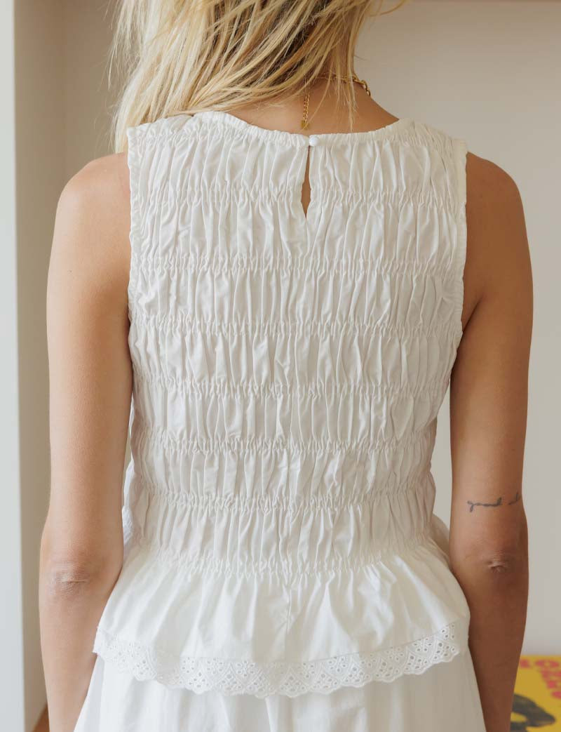 Top blanc Naviel