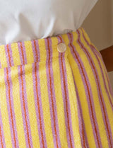 Yellow terry cloth skirt Abeni