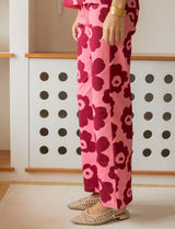Pink jeans & Bordeaux flowers Jony