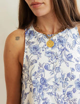 Blue floral dress Jesica