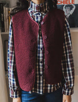 Gilet bordeaux Lako