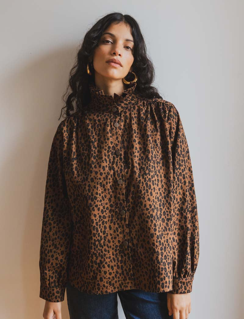 Chemise léopard Delys