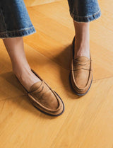 Mocassins camel Yvan