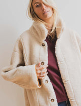 Manteau réversible camel Koa