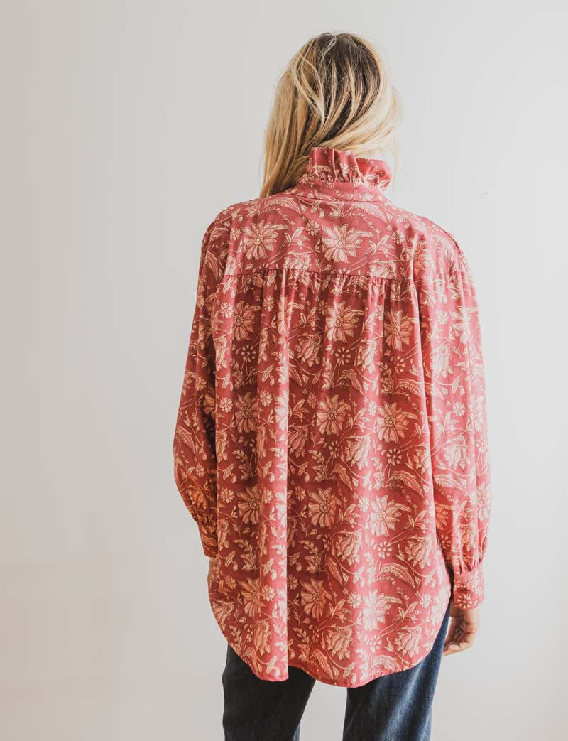 Chemise fleurie Arava