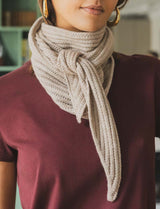 Écharpe taupe EMY