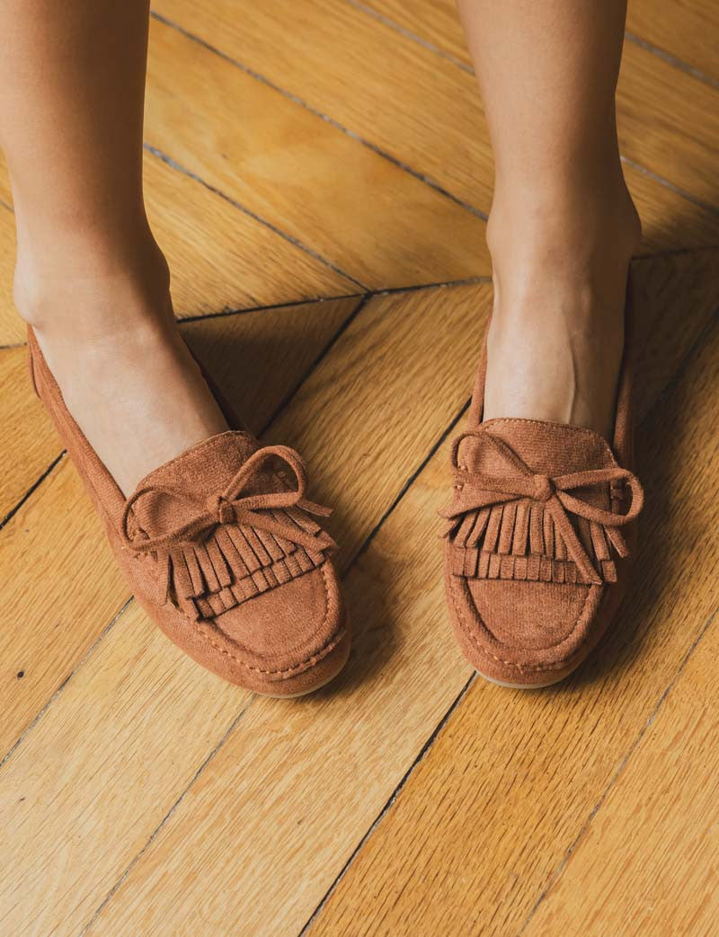 Mocasines camel Inda