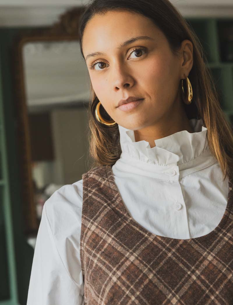 Vestido de cuadros Elym
