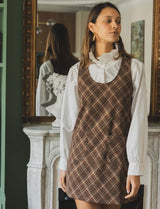 Vestido de cuadros Elym