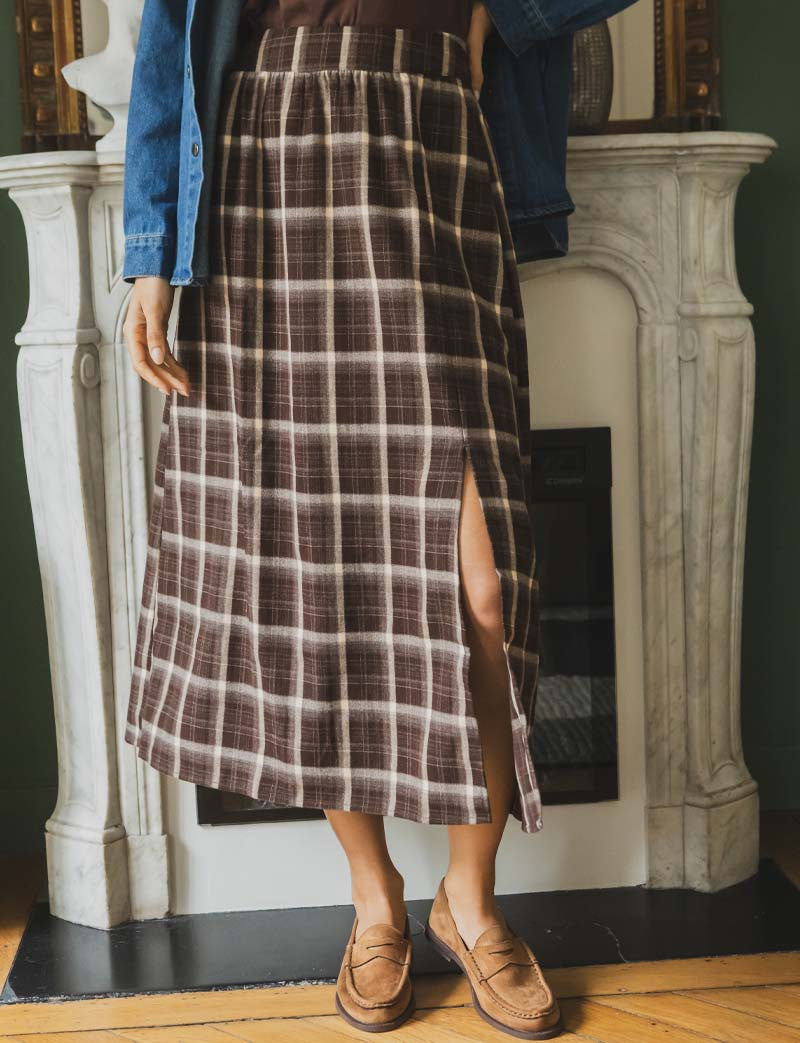 Jupe à carreaux Marinette