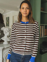 Gilet à rayures Adir