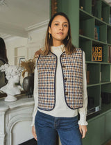 Gilet à carreaux Zarel