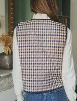 Zarel checkered vest