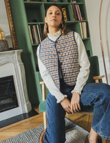 Zarel checkered vest