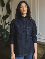 Blouse en jean brut Wany