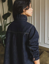 Wany raw denim blouse