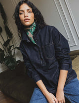 Wany raw denim blouse