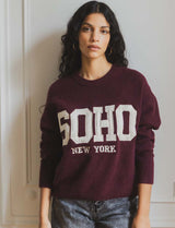 Pull bordeaux Soho