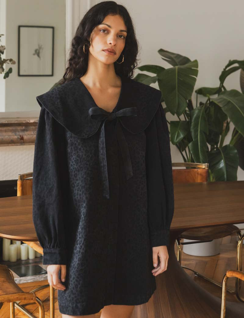 Vestido de leopardo Enoa