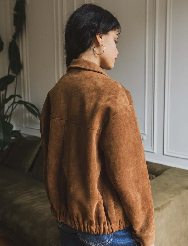Veste camel Miko