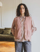 Gilet rose Wesly