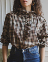 Chemise à carreaux Kaela