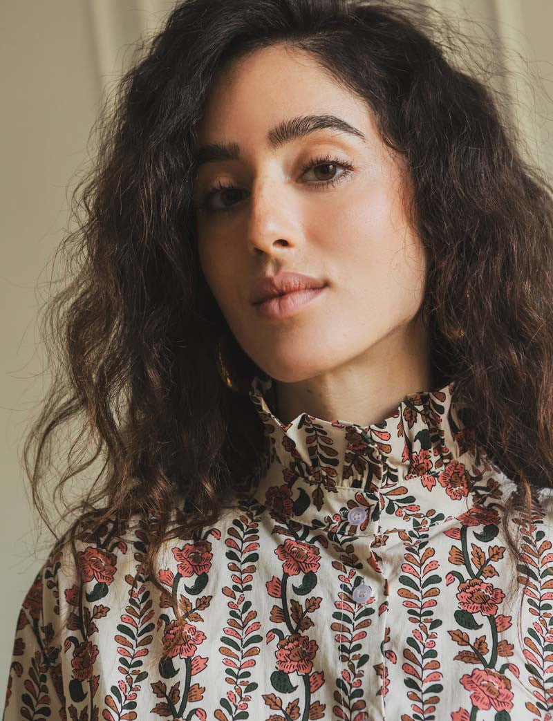 Chemise fleurie Wilna