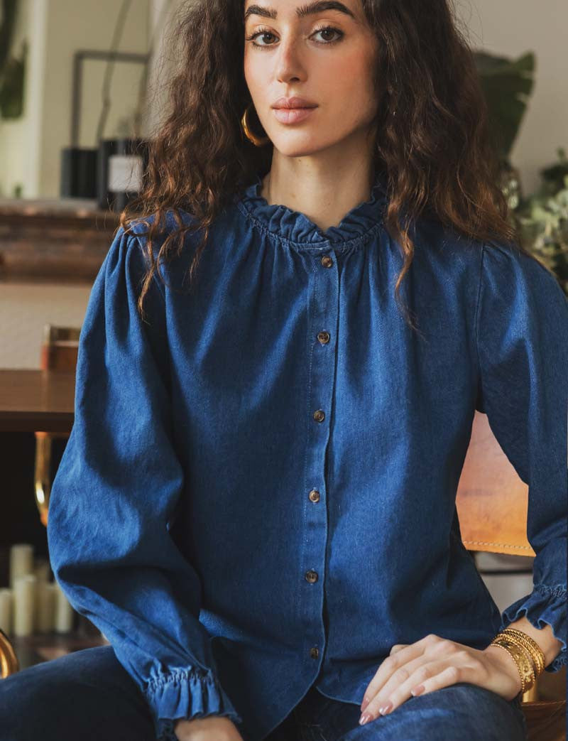 Chemise en jean Nolia