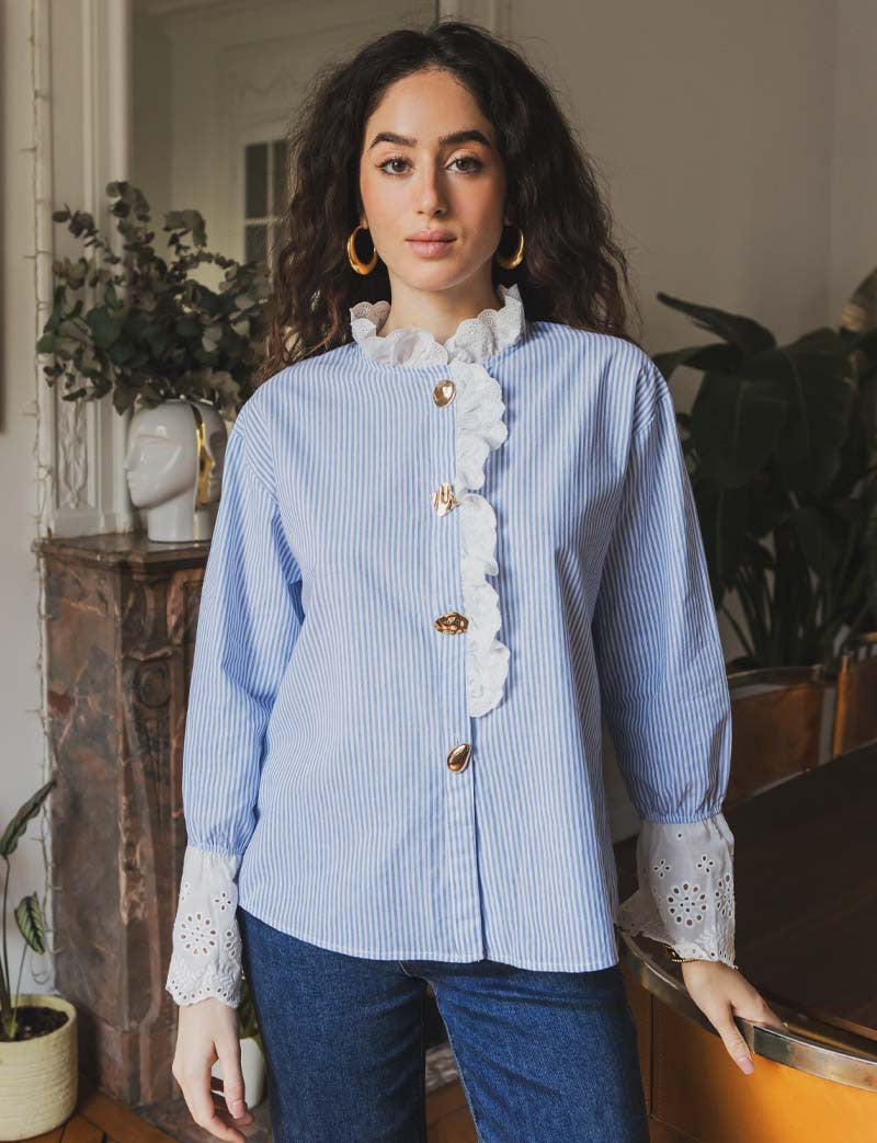 Chemise à rayures Indra