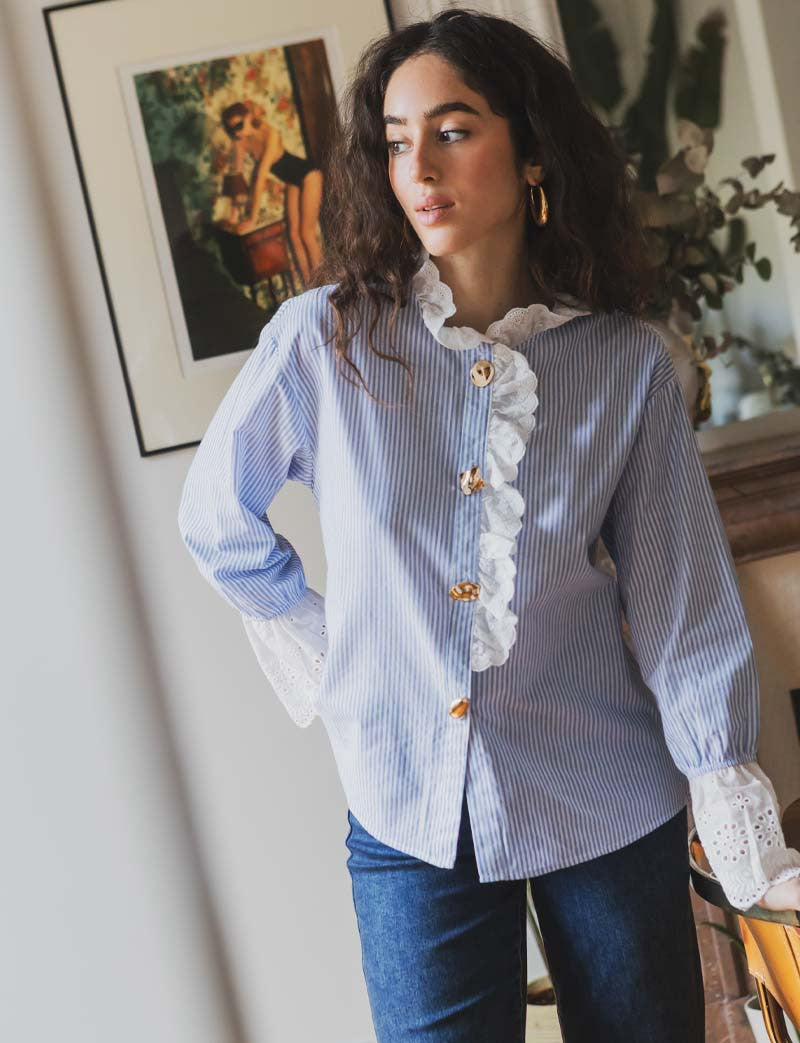 Chemise à rayures Indra