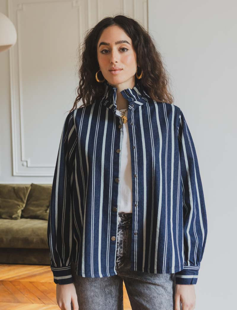 Veste à rayures Yadia