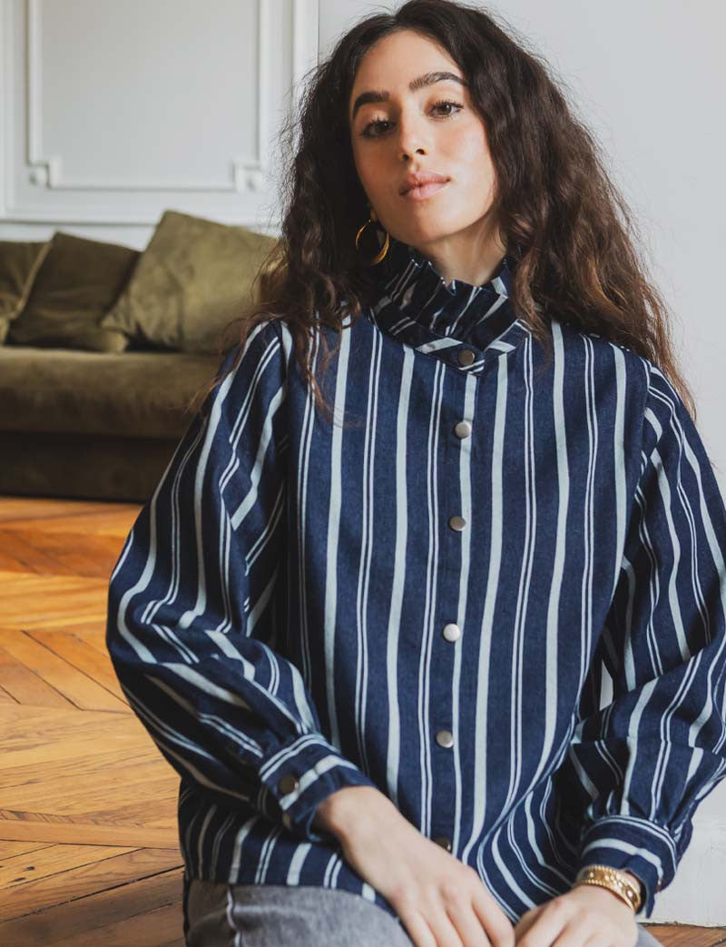 Veste à rayures Yadia