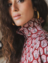 Chemise bordeaux Jada