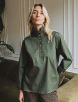 Chemise olive Volta