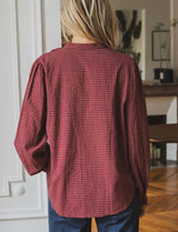 Chemise bordeaux Ayula