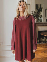 Robe bordeaux Orena