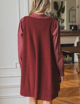 Robe bordeaux Orena