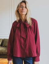 Blouse bordeaux Mivan