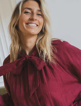 Blouse bordeaux Mivan