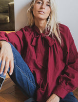 Blouse bordeaux Mivan