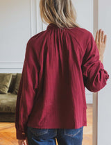 Blouse bordeaux Mivan